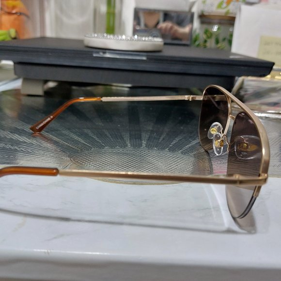 JCP Aviator Style Sunglasses Gold Elements SR0922 GLD JCP - Picture 9 of 13